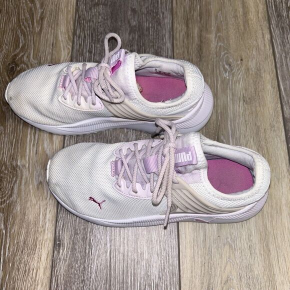 Puma Womens US Size 6 Pacer Future White Purple 383200-01 Sneaker Shoes - Picture 7 of 12